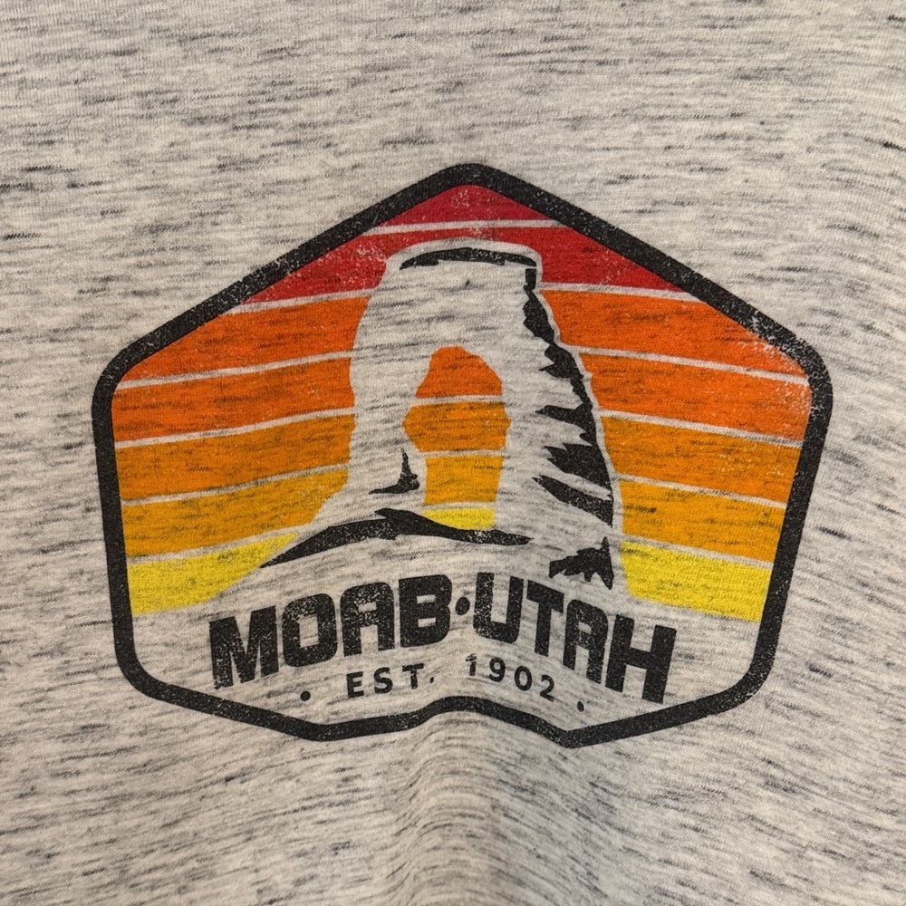 Gray Moab Utah Graphic Sweatshirt - Picture 4 of 6